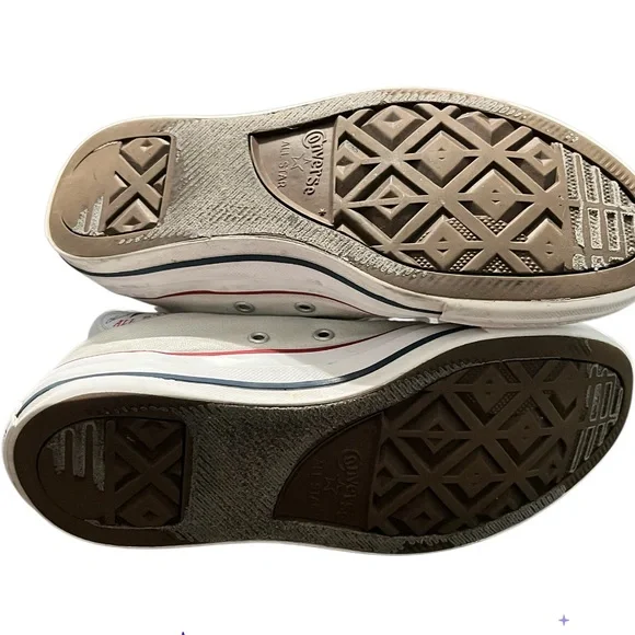 Converse White High-Top Sneakers - Picture 7 of 8